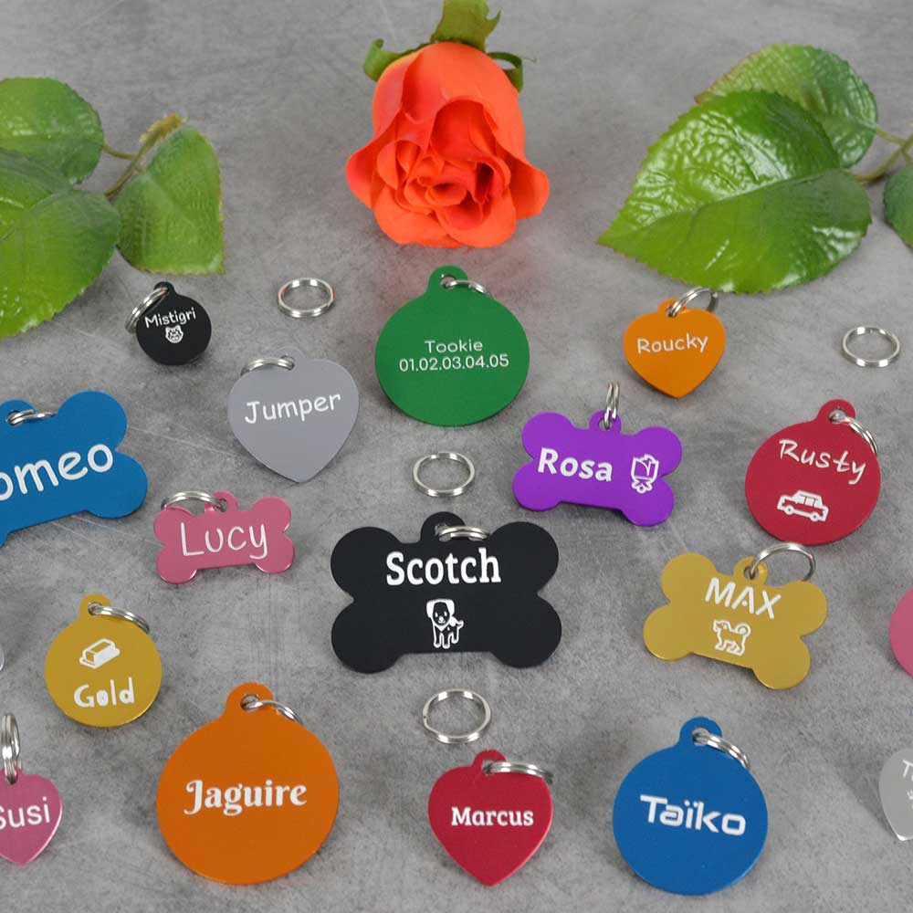 ID-brickor i aluminium av hög kvalitet