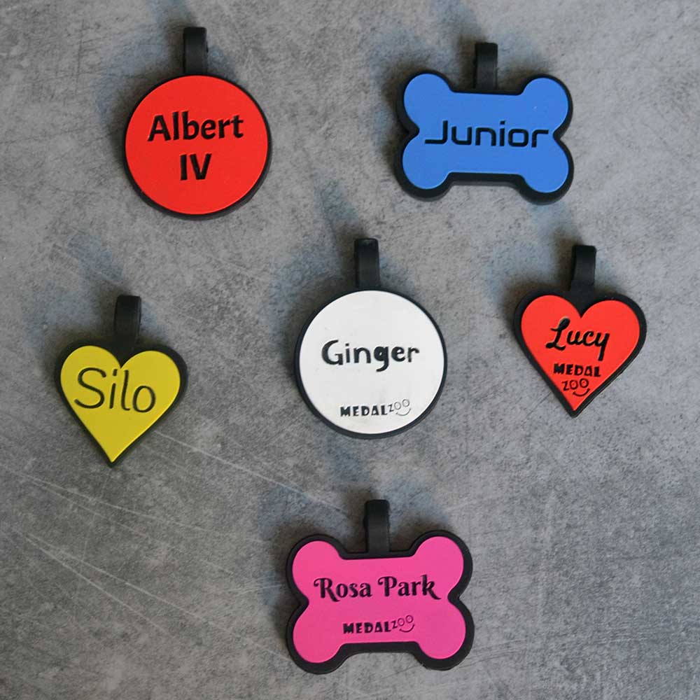 ID-brickor i slitstark silikon av hög kvalitet